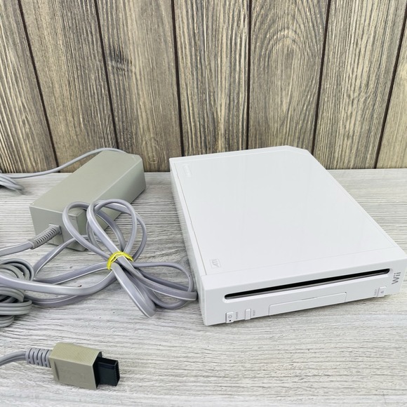 Nintendo Wii RVL-001 with Cables & Power Adapter NO Controllers Tested Working - Picture 4 of 16
